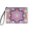 Diamond Painting Mandala Single Side PU Cosmetic Bag Ladies Clutch
