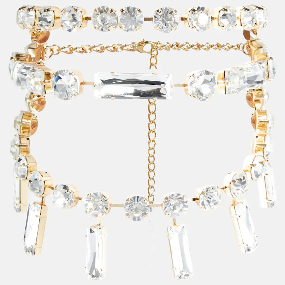 Women Irregular Multi-layered Rhinestone Necklace | Oxredo Shop Ramadan Sale