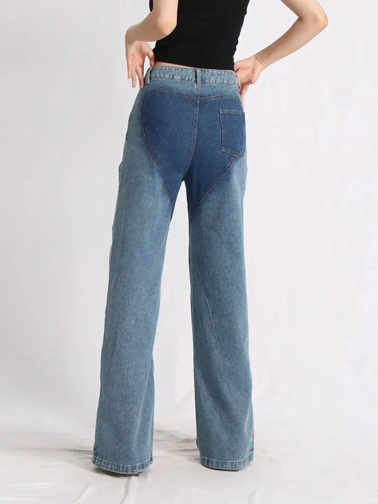 Brownm Different Denim Cut Out Jeans