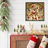 Christmas Deer - Diamond Painting - Partial Special Shaped Drill(Canvas|30*30cm)
