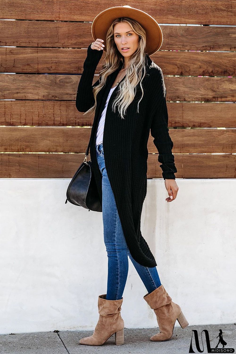 MidiSono - Cashmere Blend Convertible Cardigan