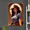 (Multi Style)Cowgirl - Vintage Metal Signs - 20*30cm