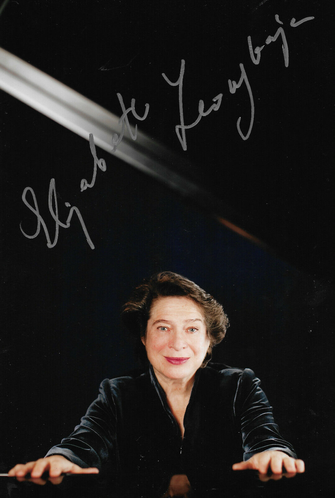 Elisabeth Leonskaja signed 8x12 inch Photo Poster painting autograph