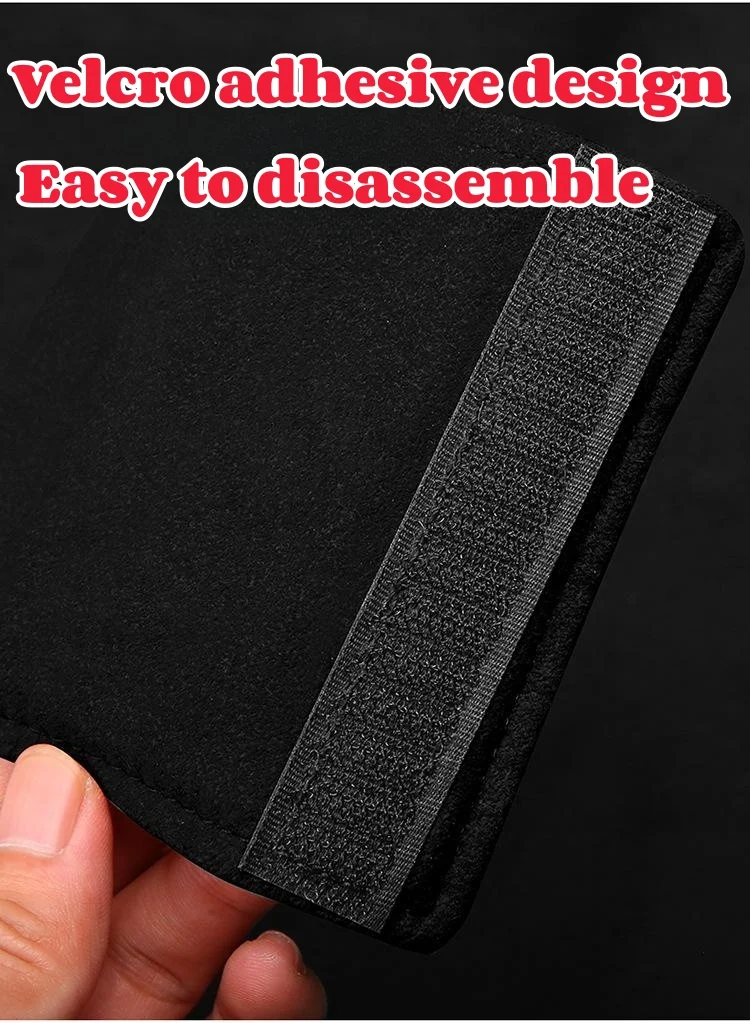 Suede Car Logo Plush Car Door Pull Gloves