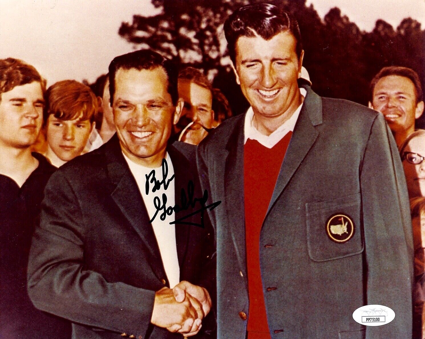 BOB GOALBY Autograph Hand SIGNED 8X10 Photo Poster painting MASTERS 1968 Champion PGA TOUR JSA