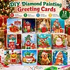 Diamond Painting Christmas Greeting Cards