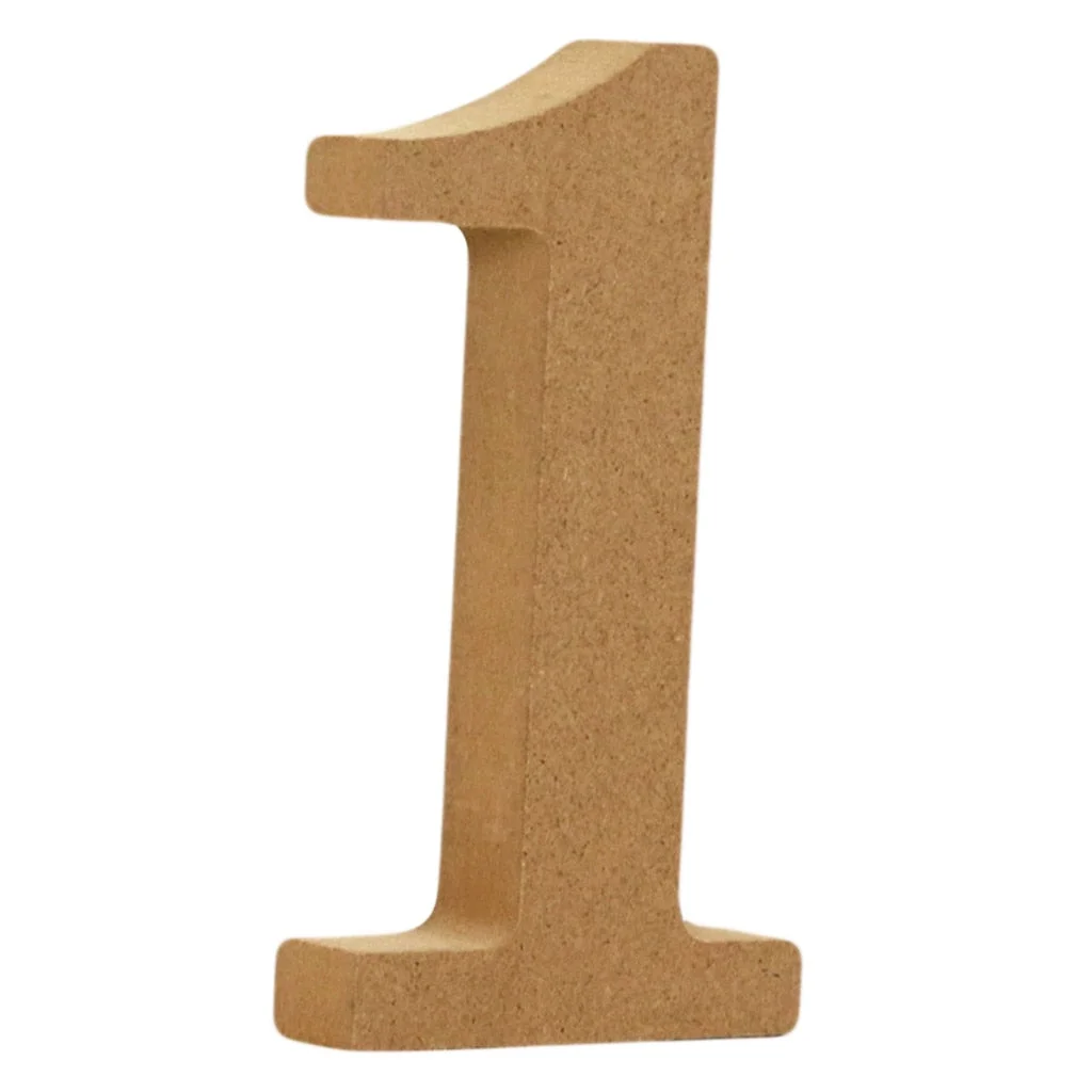 Art Craft Free Standing Wood Wooden Number Log Alphabet Wedding Birthday Party Home Decorations Digital Ornaments