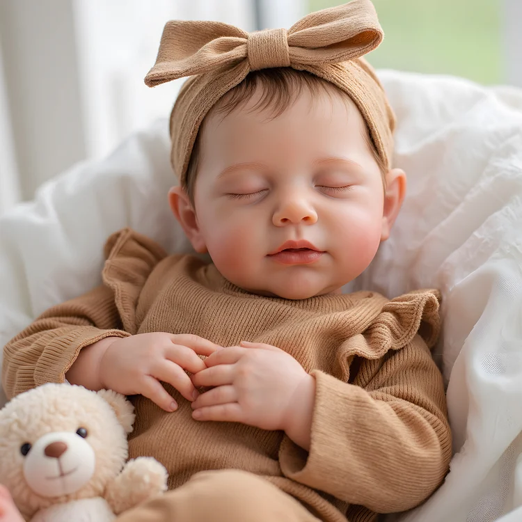 Babeside Sleeping Reborn Baby Liya 20" Little Infant Girl Building Lovely Memories