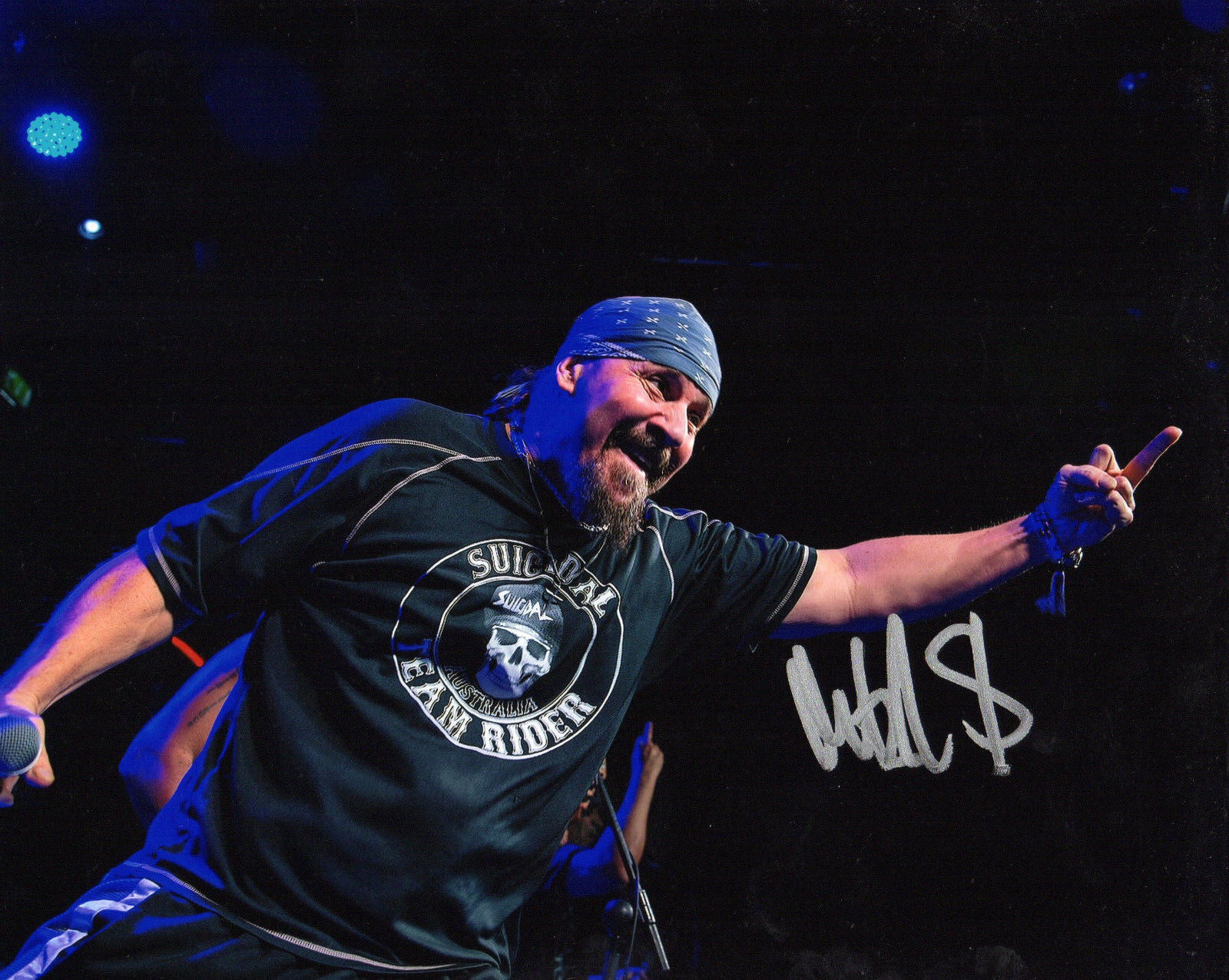 GFA Suicidal Tendencies * MIKE MUIR * Signed 8x10 Photo Poster painting PROOF M4 COA