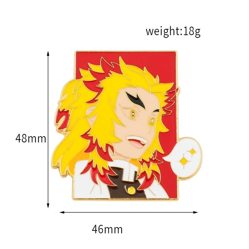 Cartoon Style Pin Cartoon Character Alloy Plating Unisex Brooches