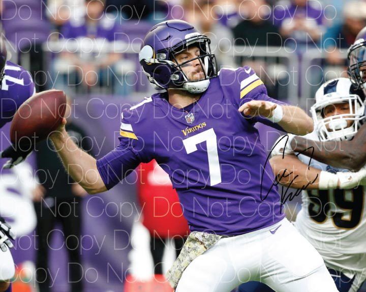 Case Keenum signed Photo Poster painting vikings SKOL poster 8X10 picture autograph RP 3