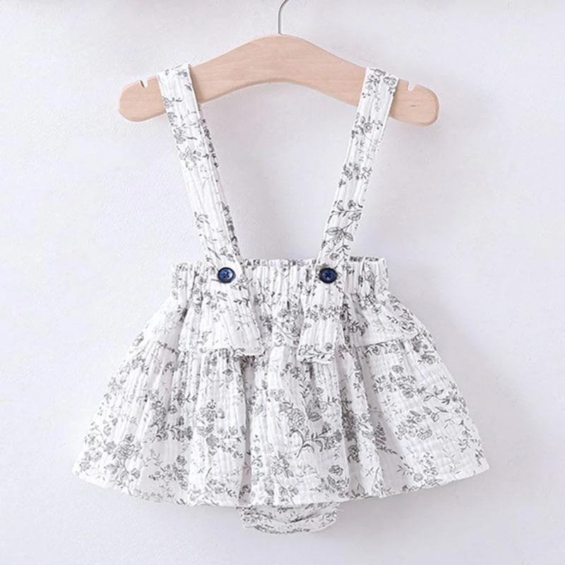 Summer Baby Girl Straps Shorts Rompers Kids Baby Girl Flower Jumpsuit Kids Baby Girl Rompers Newborn Clothes Clothes