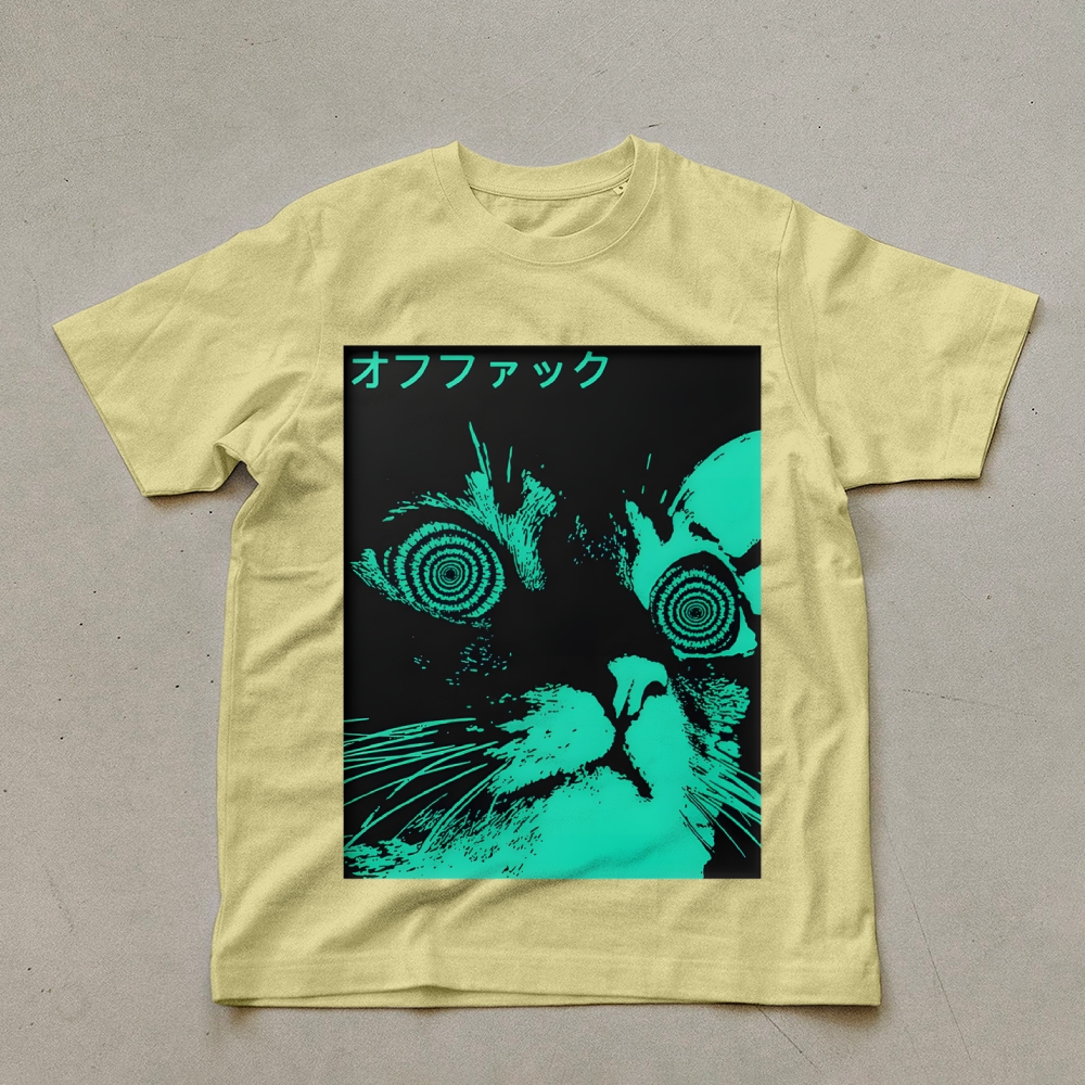Scary Cat Unisex Prints T-Shirt