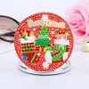 DIY Double Sided Special Shape Diamond Painting Compact Mirror Kit (Christmas Gifts)