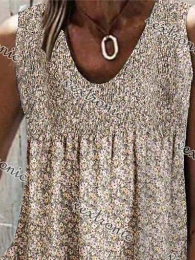 Women Half Sleeve V-neck Solid Color Dress