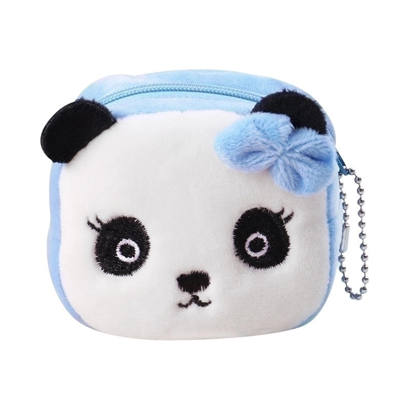 Cute Small Three-dimensional Cartoon Zipper Plush Change Purse