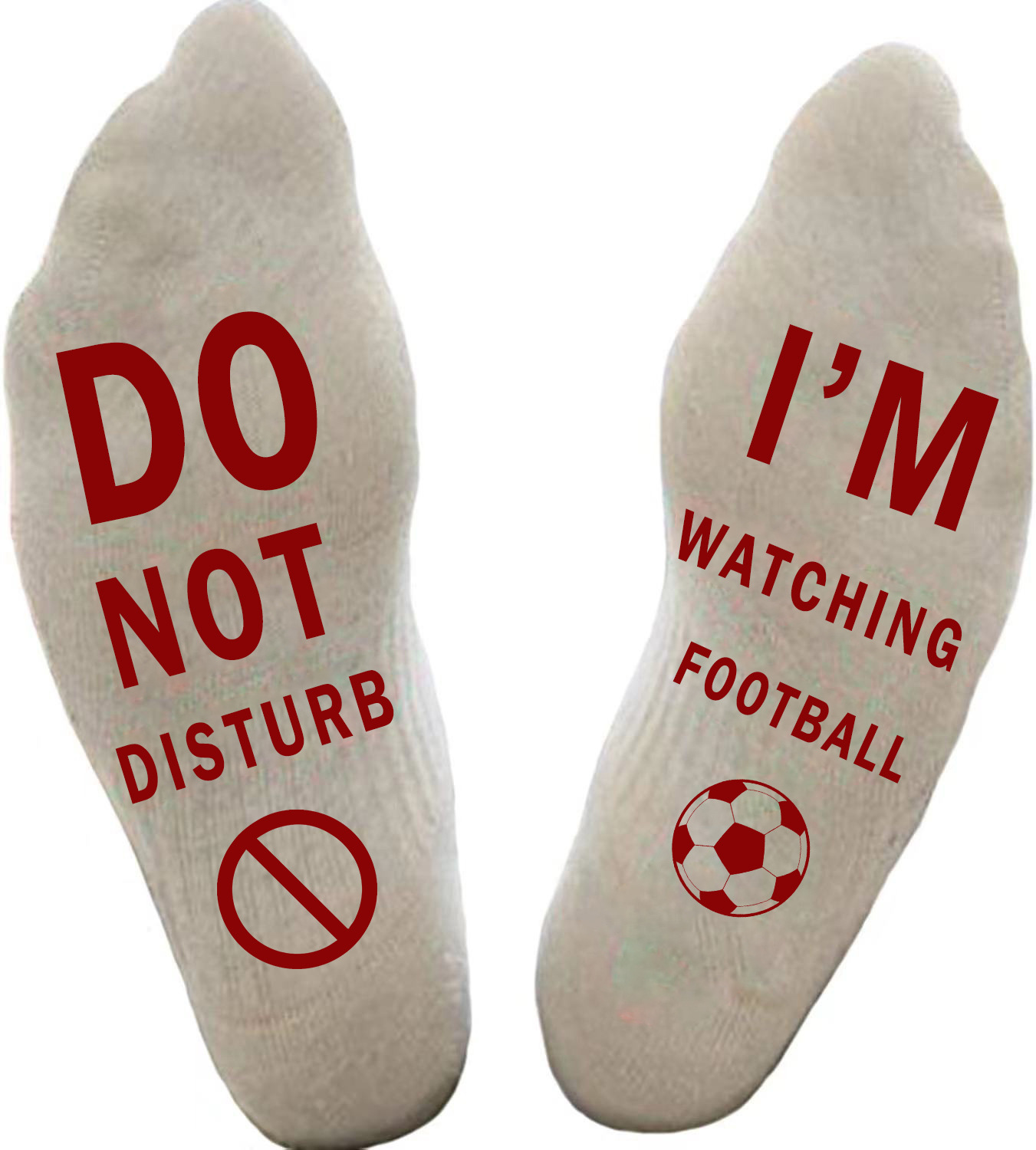 Soccer socks DO NOT DISTURB WATCHING FOOTBALL casual socks