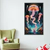(40*70cm)Jellyfish - Round AB Drill Diamond Painting