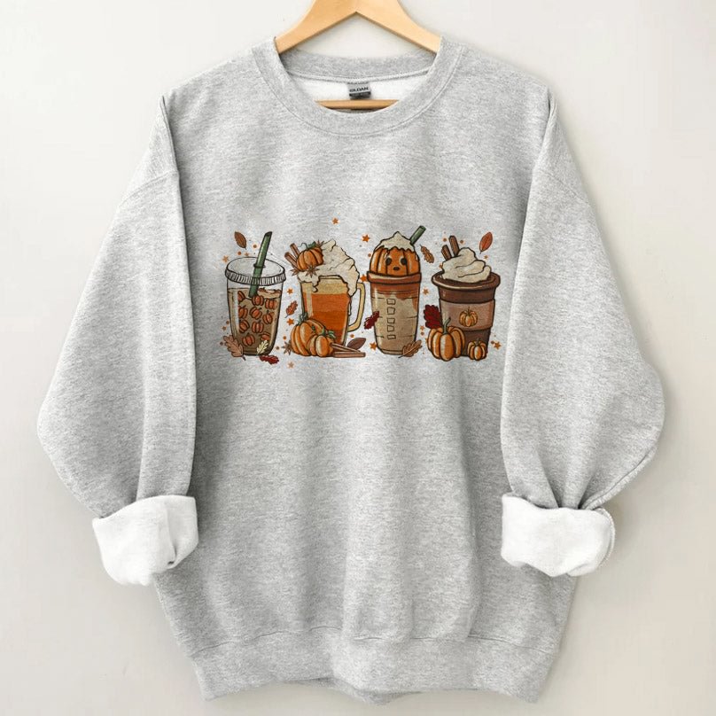 Fall Halloween Latte Sweatshirt