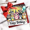 6Pcs f&ecirc;te d&rsquo;anniversaire-bricolage carte de voeux