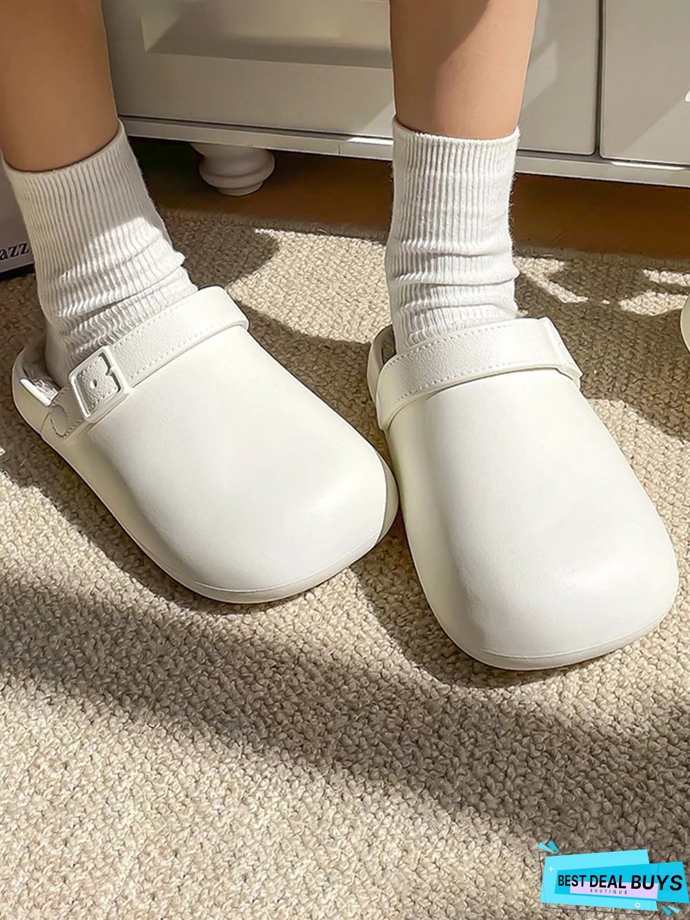 Waterproof Casual Winter Warm Lined Eva Sandals