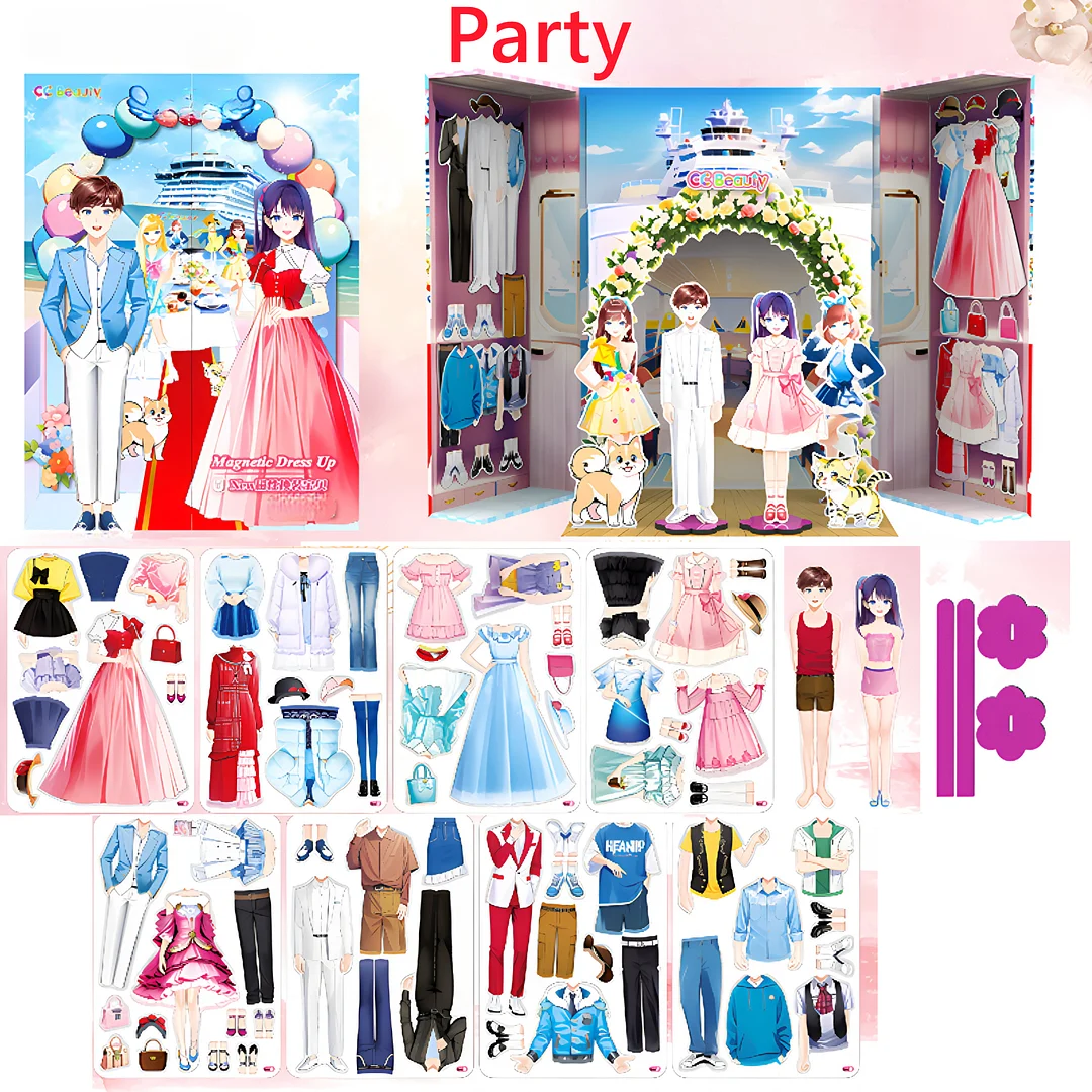 Magnetic Princess Dress Up Paper Doll