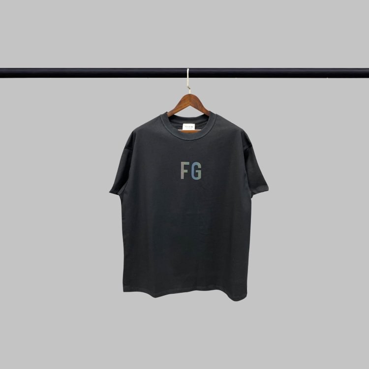 Fog Fear of God Essentials T Shirt Short Sleeve Loose Reflective Colorful Couple T-shirt