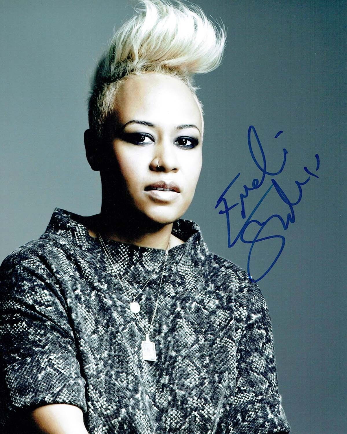 Emeli SANDE SIGNED Autograph 10x8 Photo Poster painting A AFTAL COA Scottish Singer Songwriter