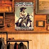(Multi Style)Cowgirl - Vintage Metal Signs - 20*30cm/30*40cm - Western
