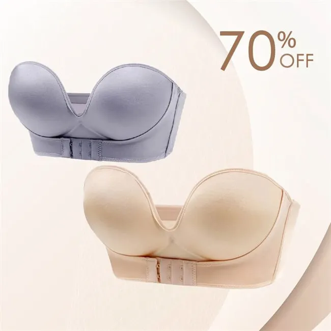 🔥Last Day 70% OFF🔥-Invisible strapless non-slip sexy no steel ring tube top