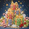 DIY Special Shape Diamond Painting Pearl Art With Inner Frame Kit 25x25cm(Christmas Gift Tree)