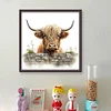 (Stamped/Counted) Highland Cow Baby-11CT Cross Stitch 40*40cm