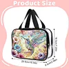 DIY Hummingbird Diamond Art Rhinestone Makeup Bag Transparent PVC Storage Pack