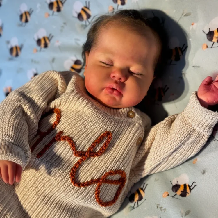  20'' Super Lovely Cloth Body Reborn Baby Girl Doll Pumia with Heartbeat💖 & Sound🔊 - Reborndollsshop®-Reborndollsshop®