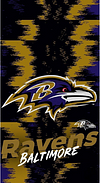 NFL Baltimore Ravens - runder Bohrer Diamantmalerei Diamantmalerei - 30*55cm
