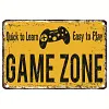 2pcs - Warning Vintage Metal Signs(12*16Inch)  