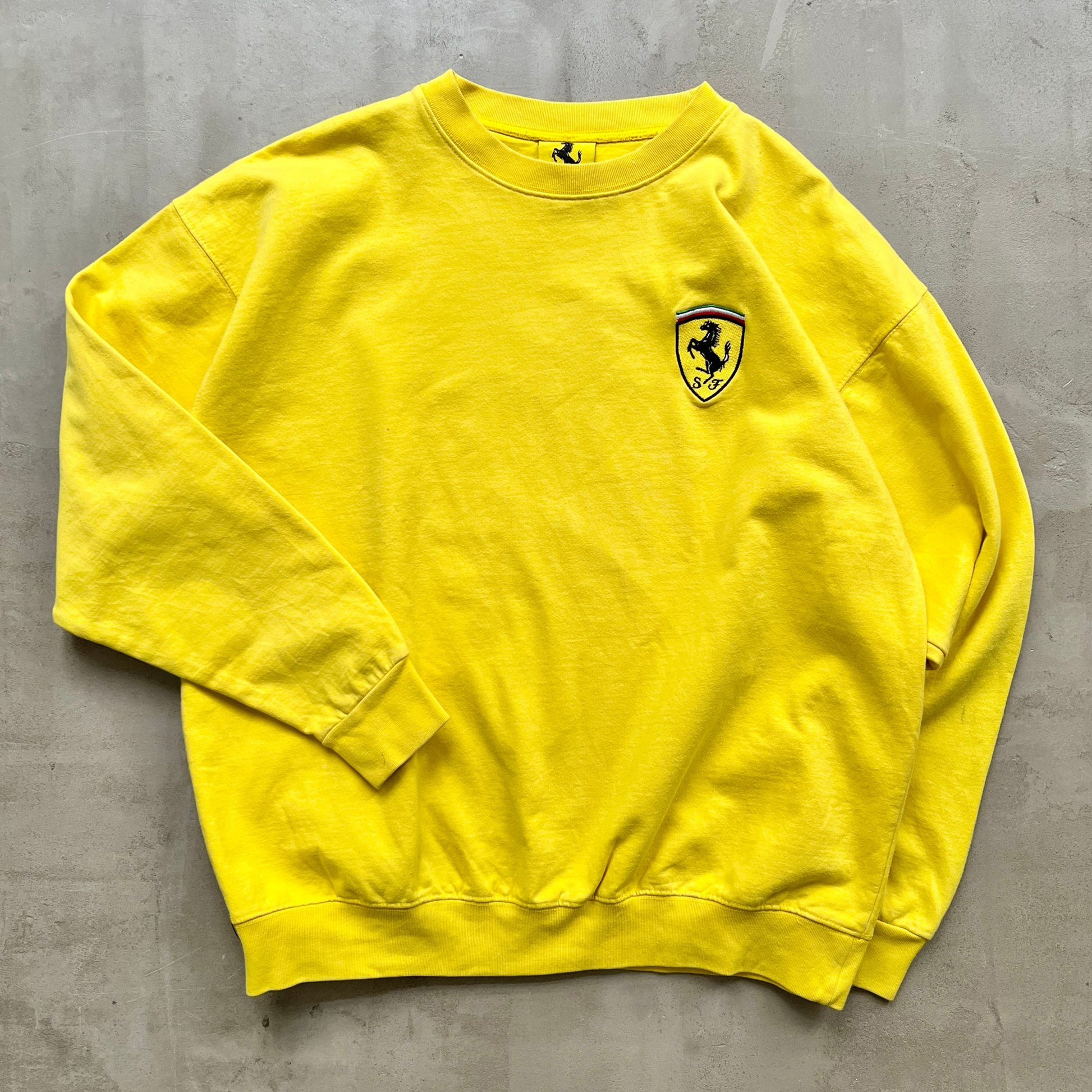 Unisex Vintage Embroidered Racing Casual Oversized Sweatshirt