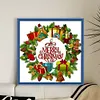 Christmas Wreath And Gift Box-11CT Counted Cross Stitch 40*40cm tapestrymarket