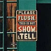 Please Flush - Vintage Metal Signs - 20*30cm/30*40cm - Warning