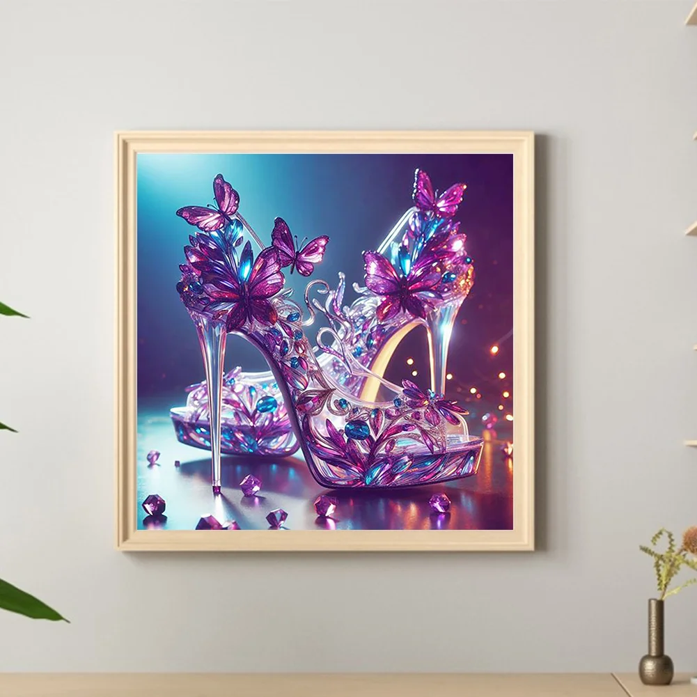 Diamond Painting - Full Round Drill - Dream High Heel(Canvas|40*40cm)