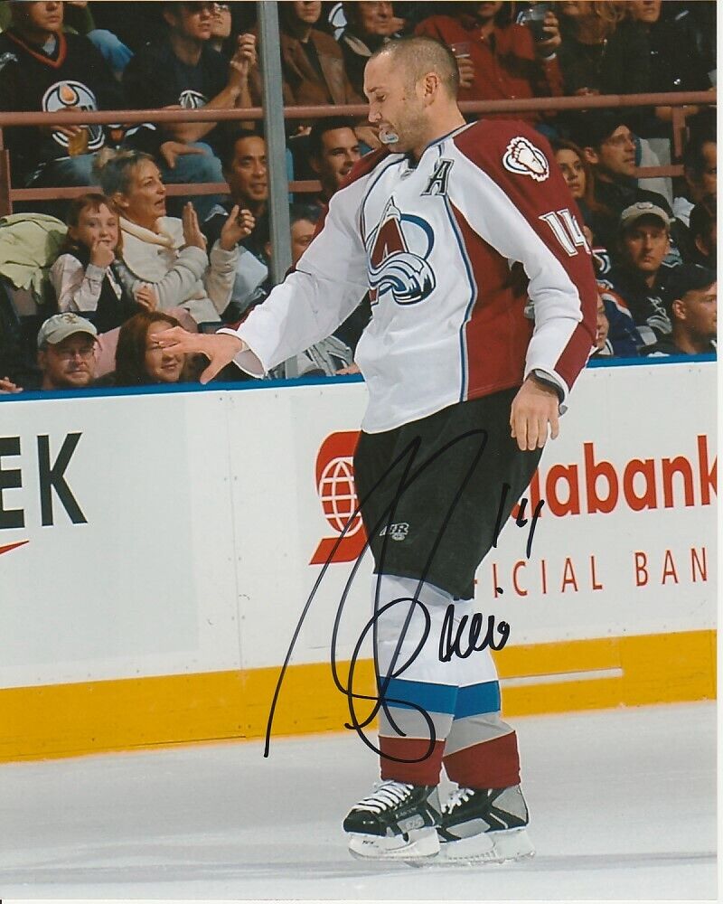 IAN LAPERRIERE SIGNED COLORADO AVALANCHE 8x10 Photo Poster painting #1 Autograph