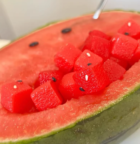 Square Watermelon Flesh