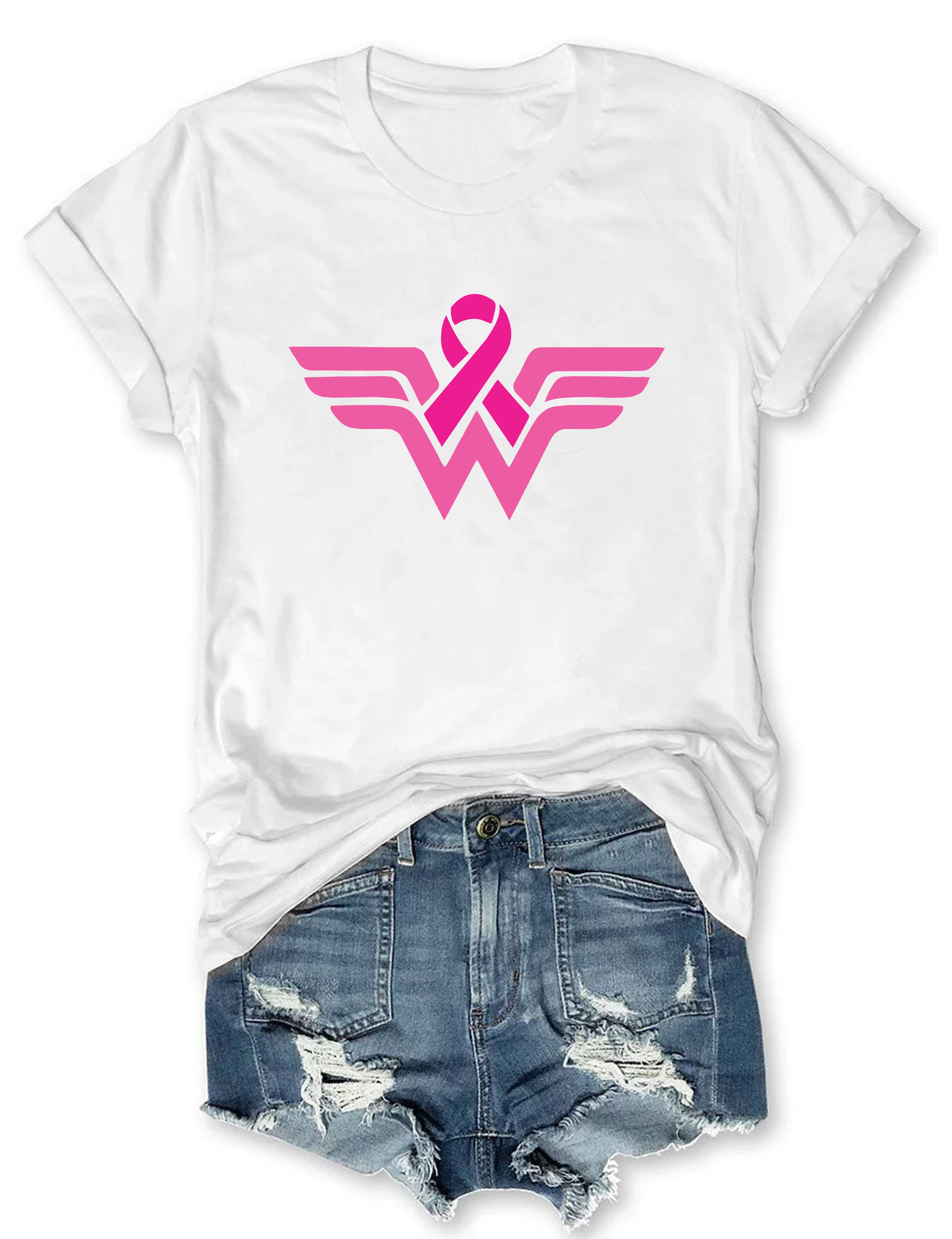 Cancer Ribbon Wonder T-Shirt