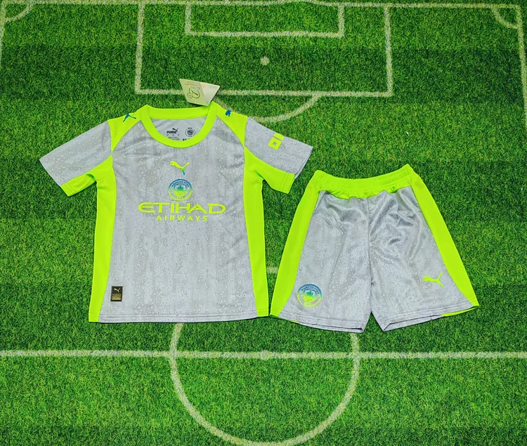 25/26 Manchester City's second guest children's clothing