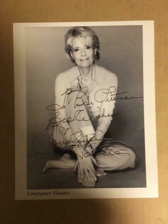 Constance Towers Boldly Signed Stunning 8x10 Photo Poster painting with COA