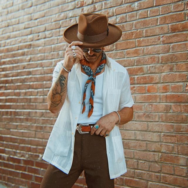 Miller Ranch Fedora -Colonel Pierce [Fast shipping and box packing]