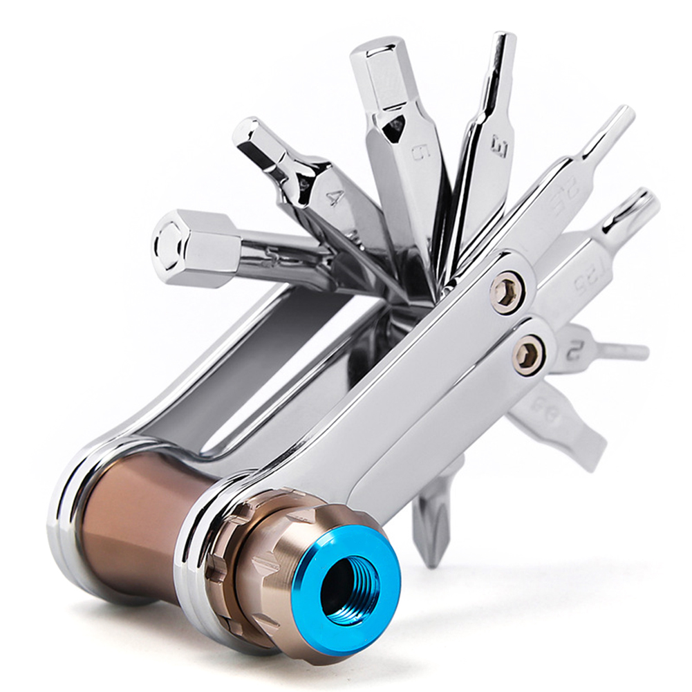 

11 in 1 Bicycle Repairing Tool Kit Mini Tire Pry Bar Portable Screwdriver, 501 Original