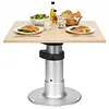 [US Local Warehouse] Pneumatic Table Leg Base Detachable 3-Level Adjustable Aluminum Alloy Table Base