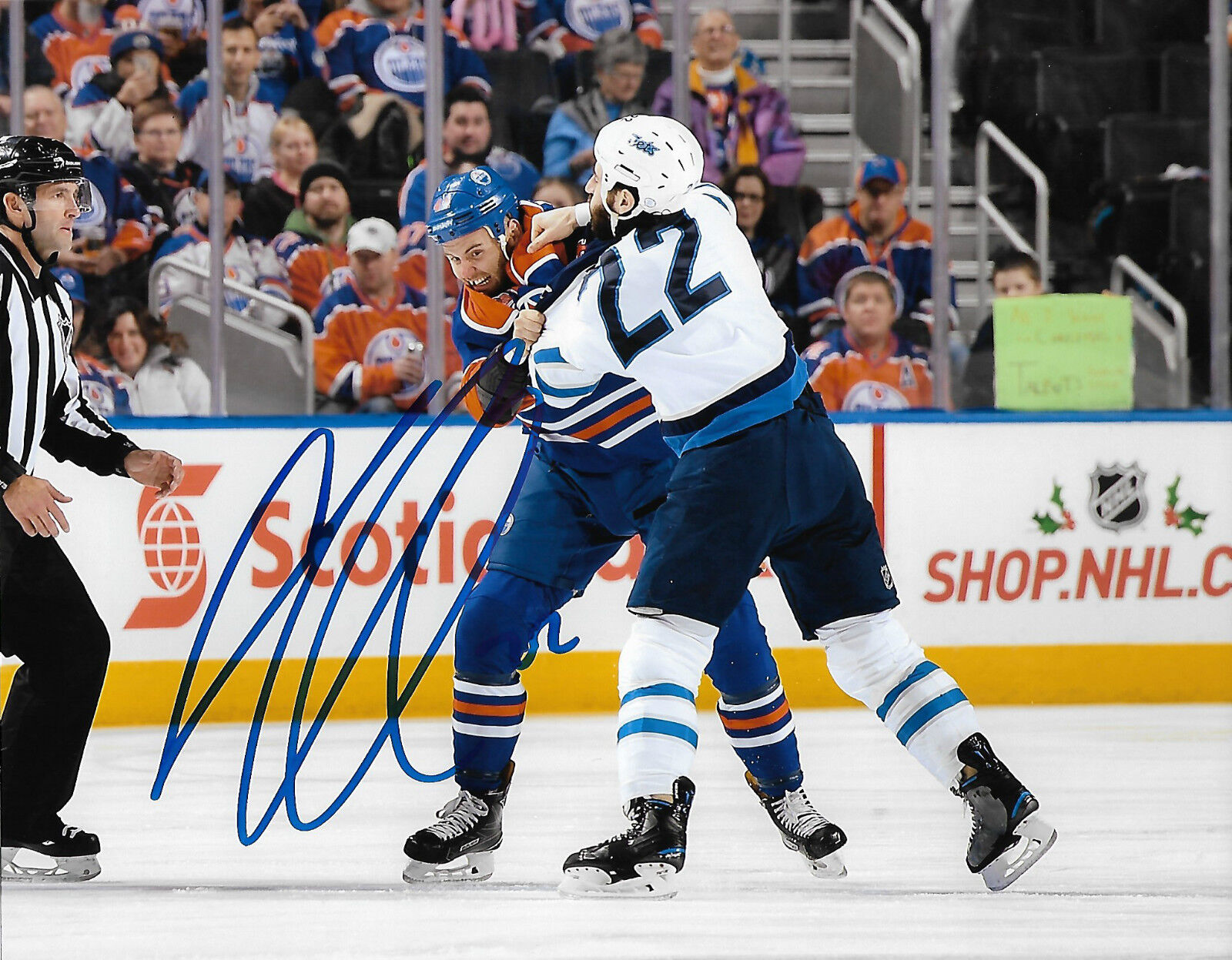 Winnipeg Jets Chris Thornburn Autographed Signed 8x10 Photo Poster painting COA