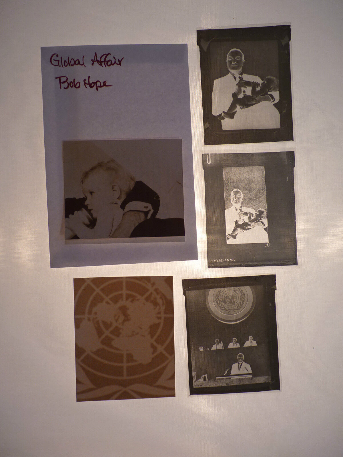 Global Affair Movie Bob Hope (2) Photo Poster painting (3) Negative Lot